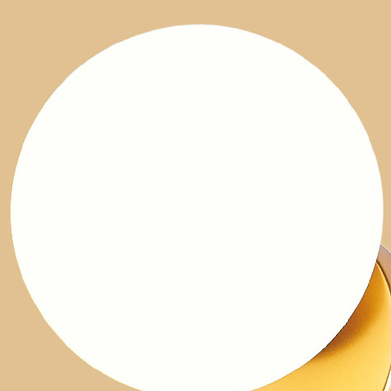 Modern Simple Glass Wall Mount Light Fixture Ball Shape Sconce Lights