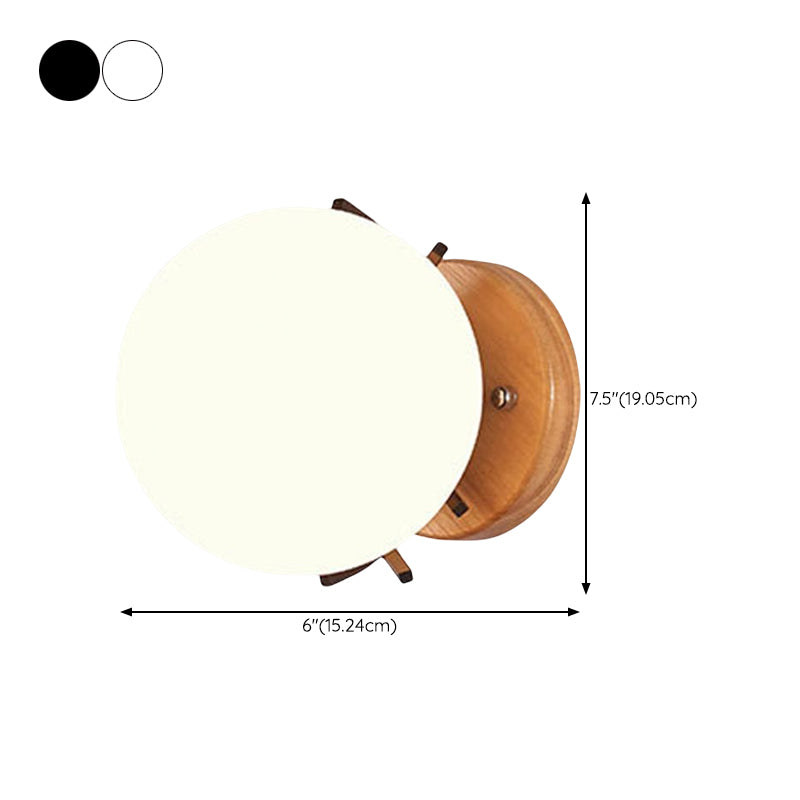 Modern Simple Glass Wall Mount Light Fixture Ball Shape Sconce Lights