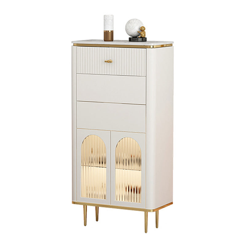 11.7 Inch Width Stone Storage Chest Classic Glam Storage Chest Dresser