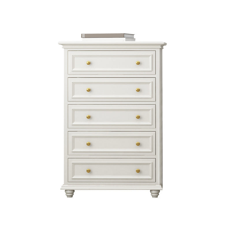 Ornate Traditional Double Dresser Birch Storage Chest with Drawers for Bedroom
