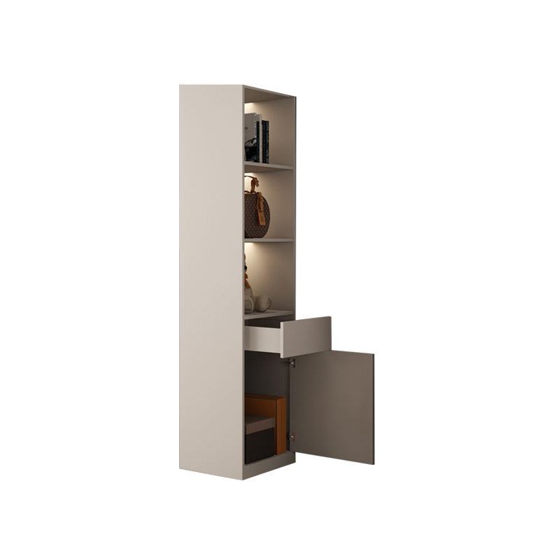 Hinged Wardrobe Closet White Engineered Wood Wardrobe Armoire