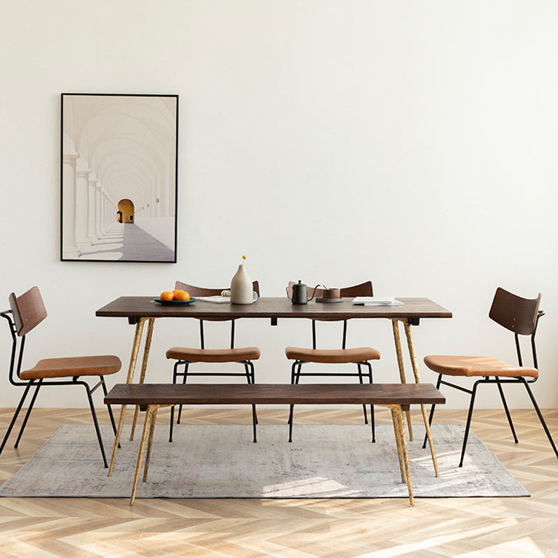 Modern 1/4/5/6/7 Pieces Dining Set Oak Wood Dining Table for Dining Room