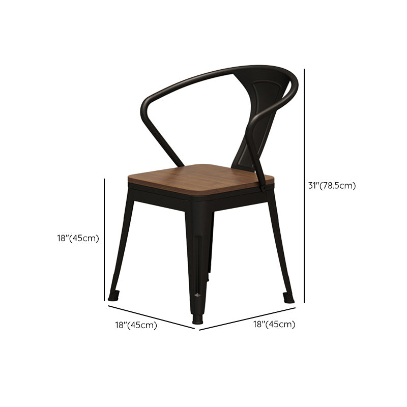 Industrial 1/3/5/7 Pieces Dining Set Rectangle Pine Wood Dining Table for Cafe