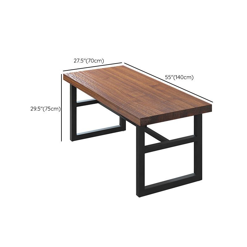 Industrial 1/3/5/7 Pieces Dining Set Rectangle Pine Wood Dining Table for Cafe