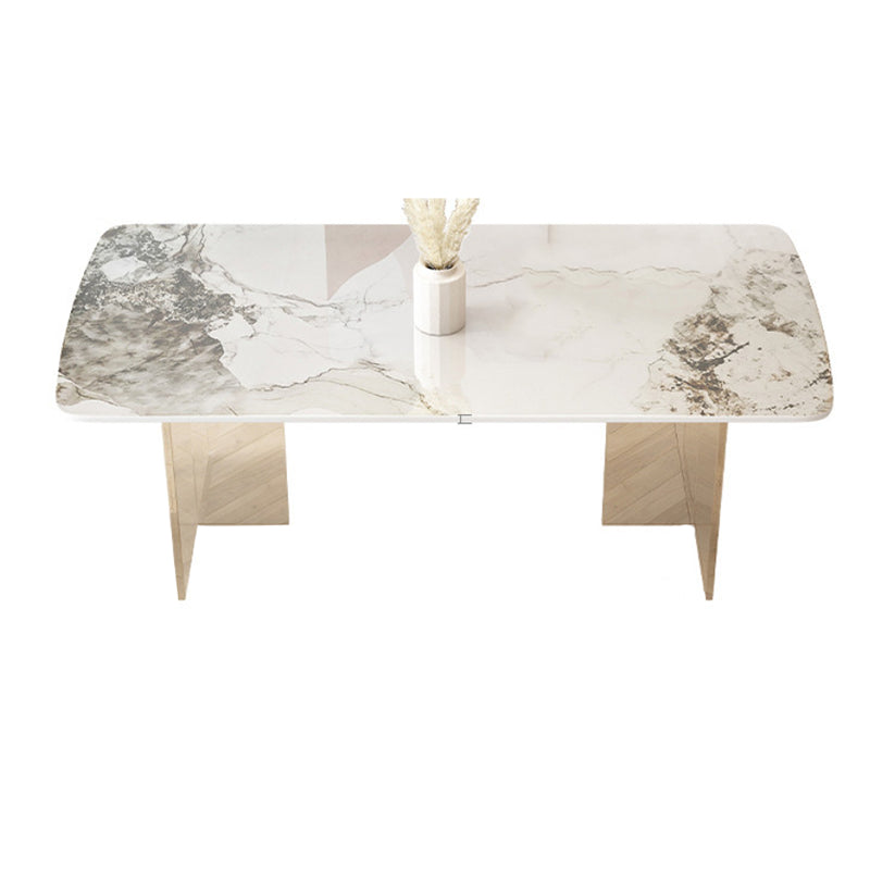 Modern 1/5/7 Pieces Dining Set Stone Dining Table for Dining Room Kitchen