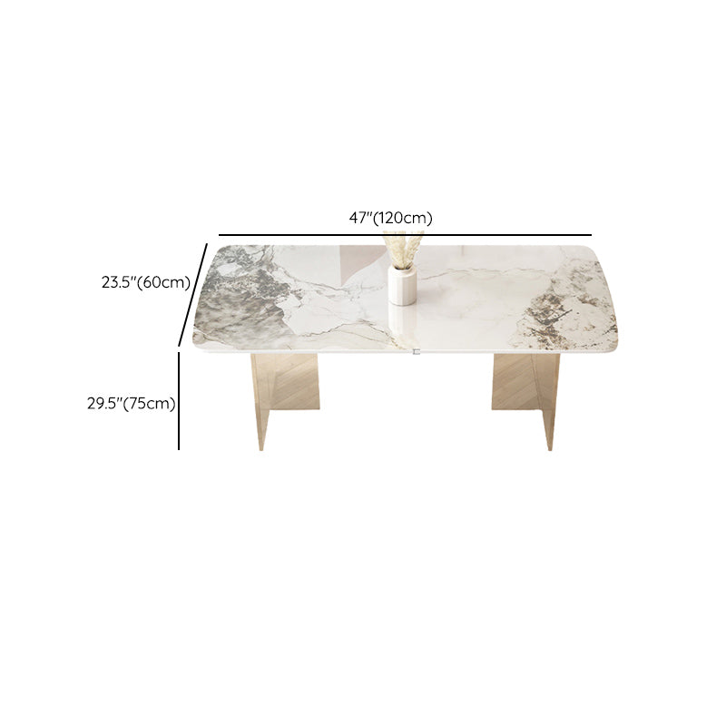 Modern 1/5/7 Pieces Dining Set Stone Dining Table for Dining Room Kitchen
