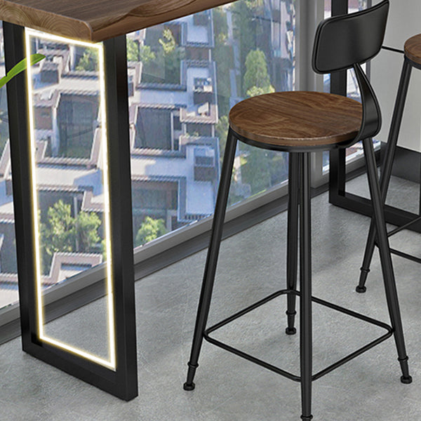 Solid Wood Counter Set Contemporary 1/3 Pieces Counter Height Set