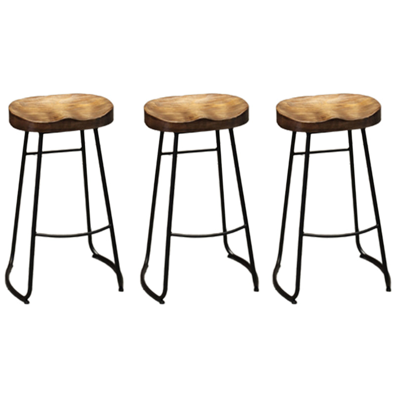 1/3/4/7 Pieces Bar Stool and Table Set Solid Wood Pub Table Set