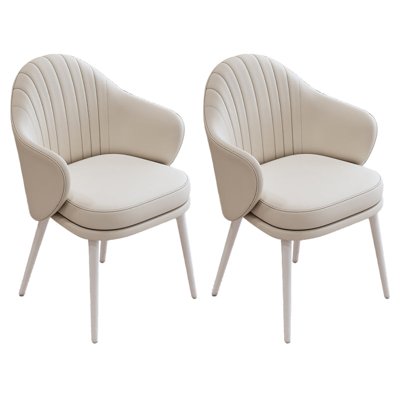 Dining Room Modern Parsons Chair Velvet Upholstered Arm Chair