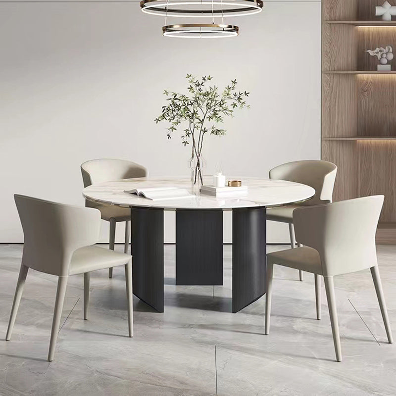 Kitchen Wingback Parsons Chair Faux Leather Dining Room Chair