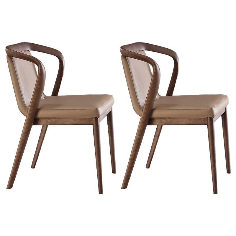 Dining Room Contemporary Side Chair Solid Wood Upholstered Dining Chair