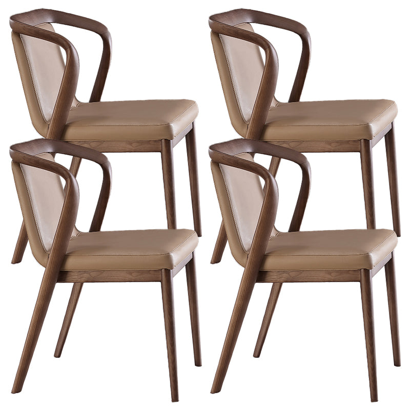 Dining Room Contemporary Side Chair Solid Wood Upholstered Dining Chair