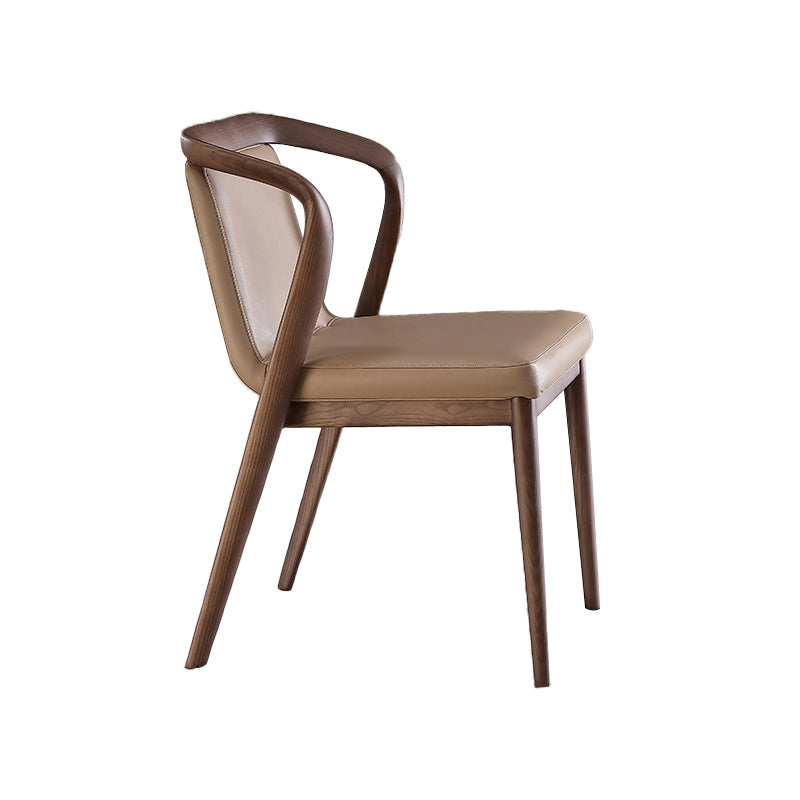 Dining Room Contemporary Side Chair Solid Wood Upholstered Dining Chair