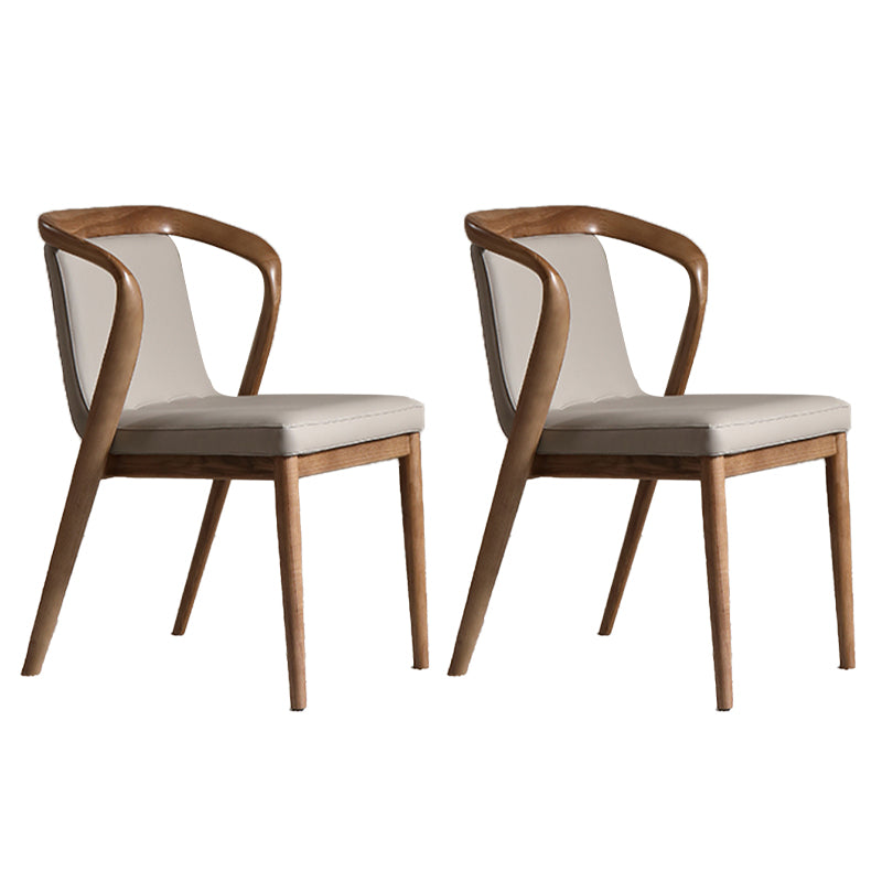 Dining Room Contemporary Side Chair Solid Wood Upholstered Dining Chair