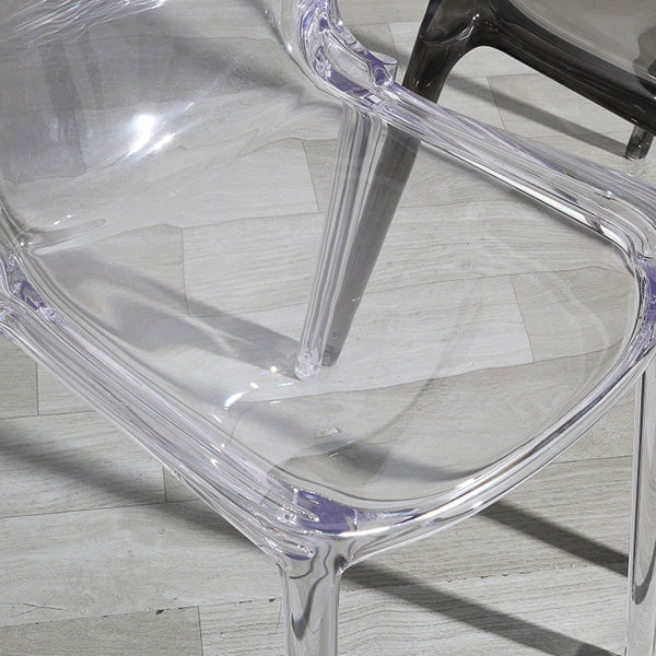 Contemporary Kitchen Dining Side Chair Plastic Parsons Chairs