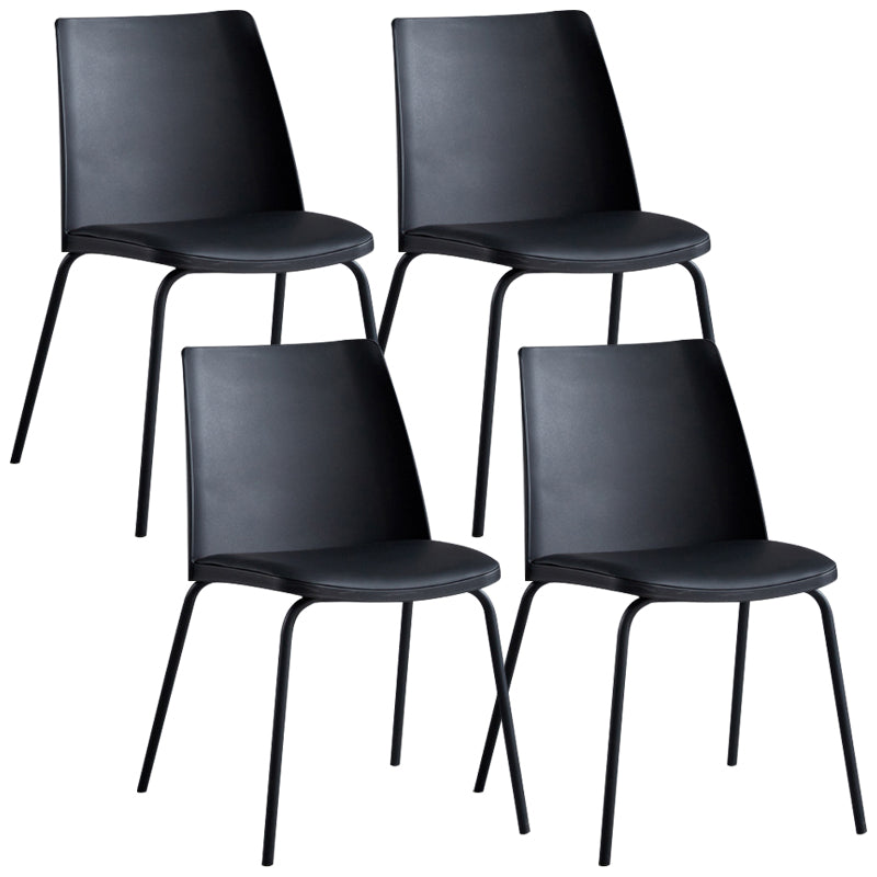 Contemporary Kitchen Dining Side Chair Home Metal Legs Chair