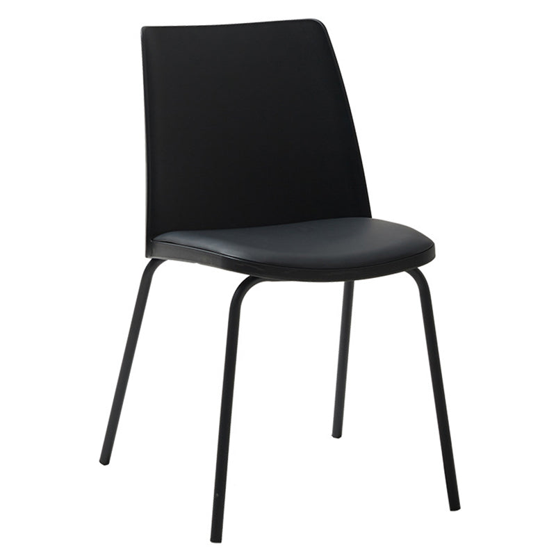 Contemporary Kitchen Dining Side Chair Home Metal Legs Chair