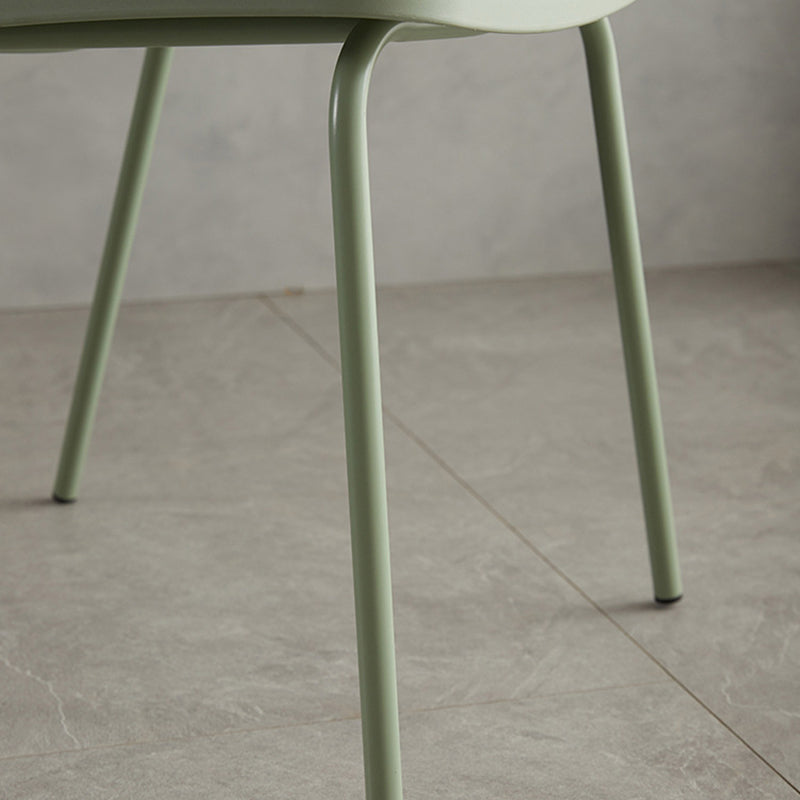 Contemporary Kitchen Dining Side Chair Home Metal Legs Chair