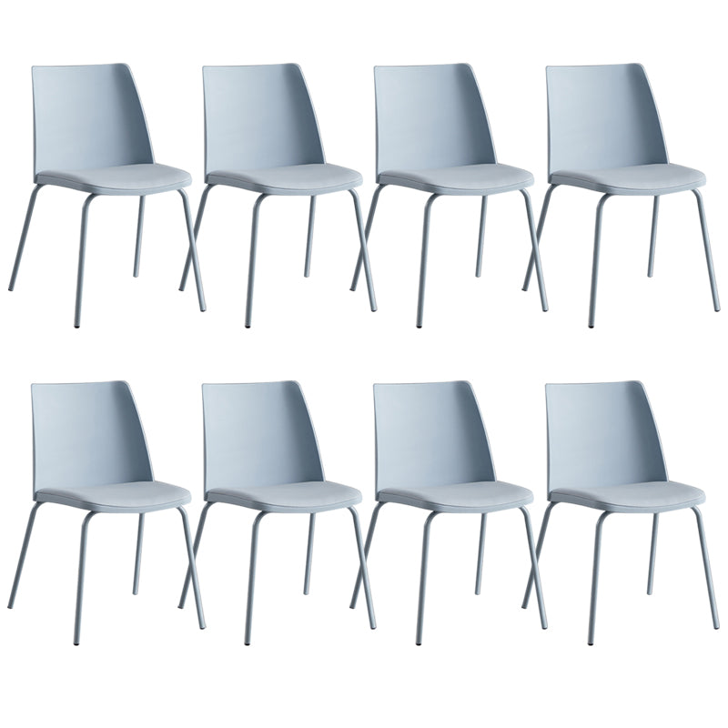 Contemporary Kitchen Dining Side Chair Home Metal Legs Chair