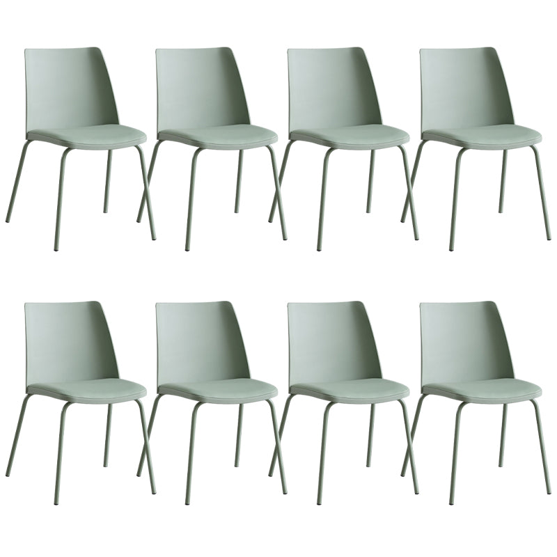 Contemporary Kitchen Dining Side Chair Home Metal Legs Chair