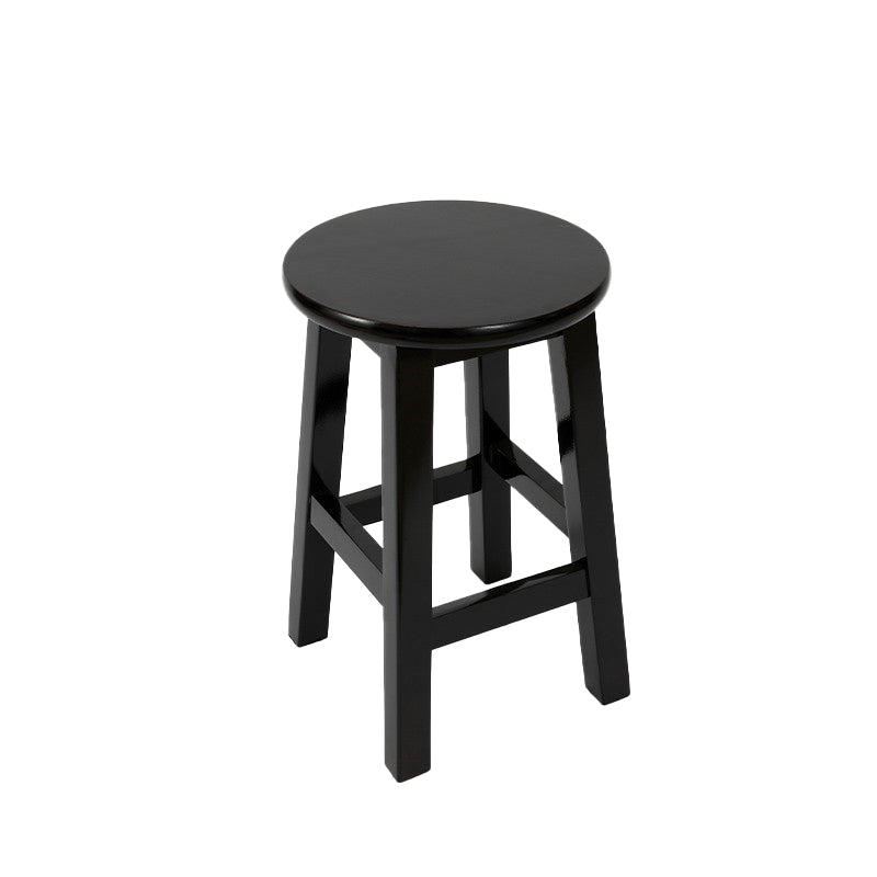 Modern Style Bar Stool Solid Wood Backless Bar Stools for Dining Room
