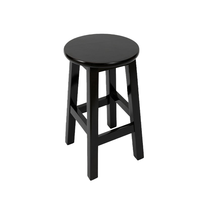 Modern Style Bar Stool Solid Wood Backless Bar Stools for Dining Room