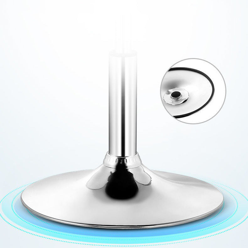 Plastic Low Back Barstools Adjustable Height Bar Stools with Metal Base