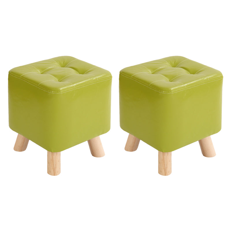 Modern Style Standard Square Leather Standard for Living Room