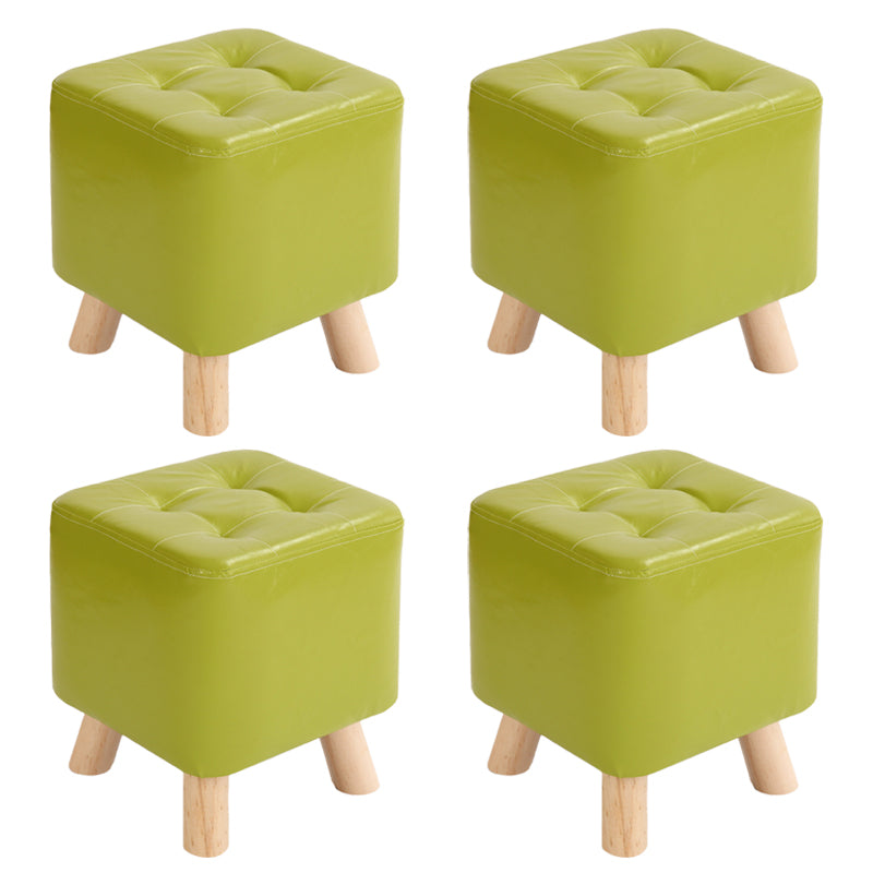 Modern Style Standard Square Leather Standard for Living Room