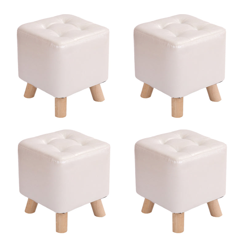 Modern Style Standard Square Leather Standard for Living Room