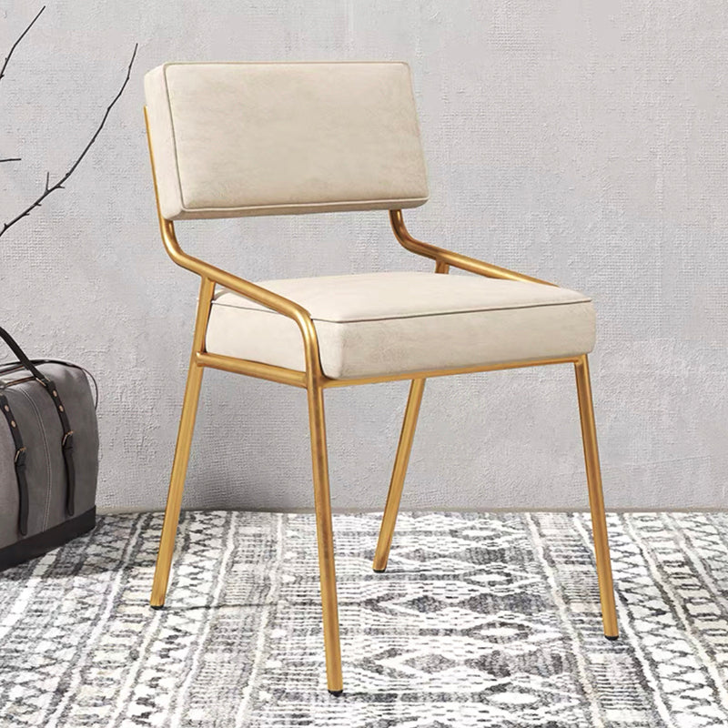 Glam Home Dining Room Chair Upholstered Armless Dining Chairs