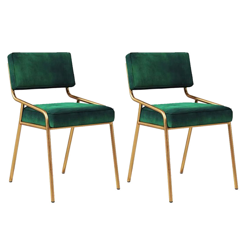 Glam Home Dining Room Chair Upholstered Armless Dining Chairs