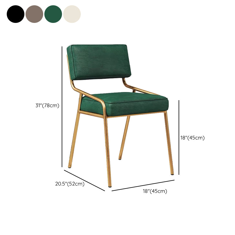 Glam Home Dining Room Chair Upholstered Armless Dining Chairs