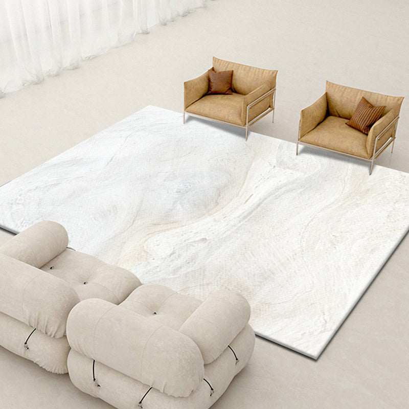Green Grey Rug Polyester Graphic Indoor Rug Washable Rug for Drawing Room