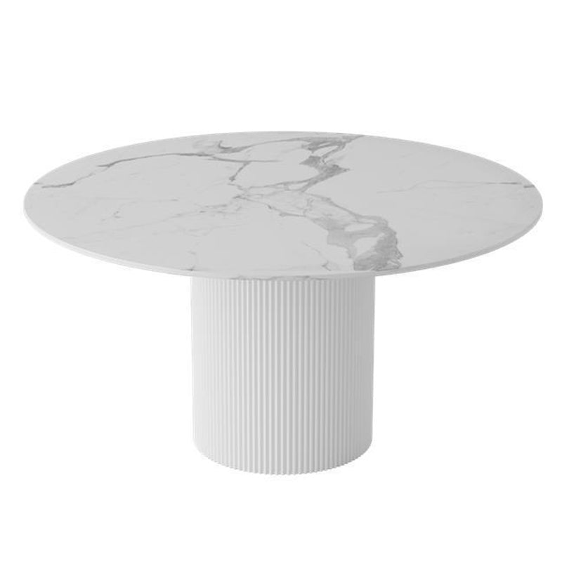Modern 1/4/5/7 Pieces Dining Set Round Stone Dining Table for Kitchen