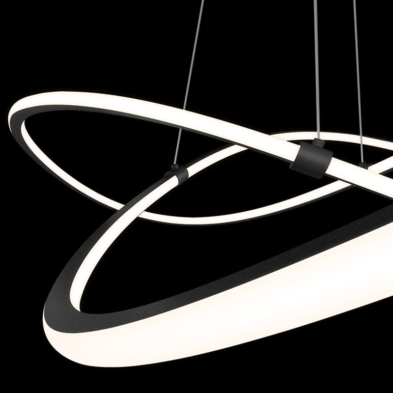Minimalist 1 - Light Kitchen Island Lighting Aluminum Linear Ceiling Pendant Fixture