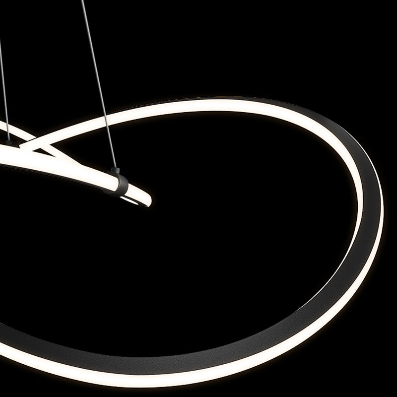 Minimalist 1 - Light Kitchen Island Lighting Aluminum Linear Ceiling Pendant Fixture