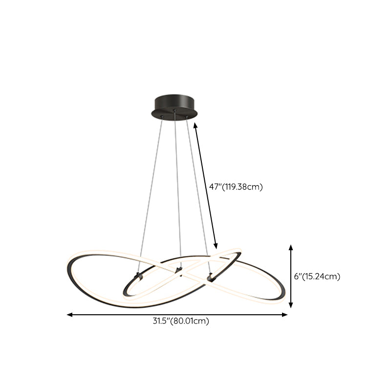 Minimalist 1 - Light Kitchen Island Lighting Aluminum Linear Ceiling Pendant Fixture