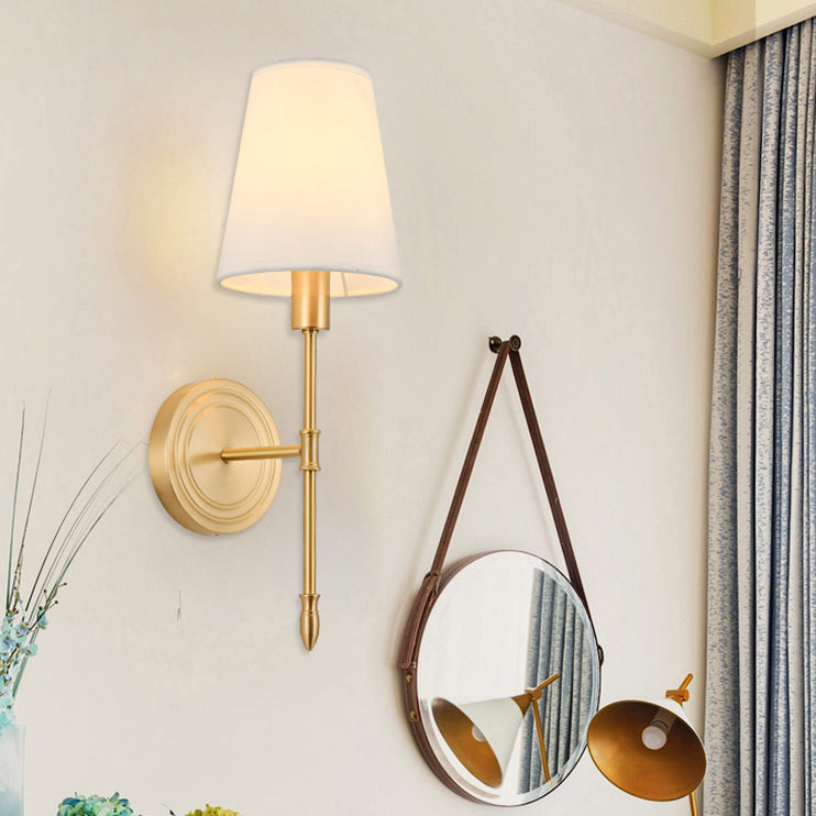 American Style Copper Vanity Light Geometry Shape Vanity Lamp for Shower Room