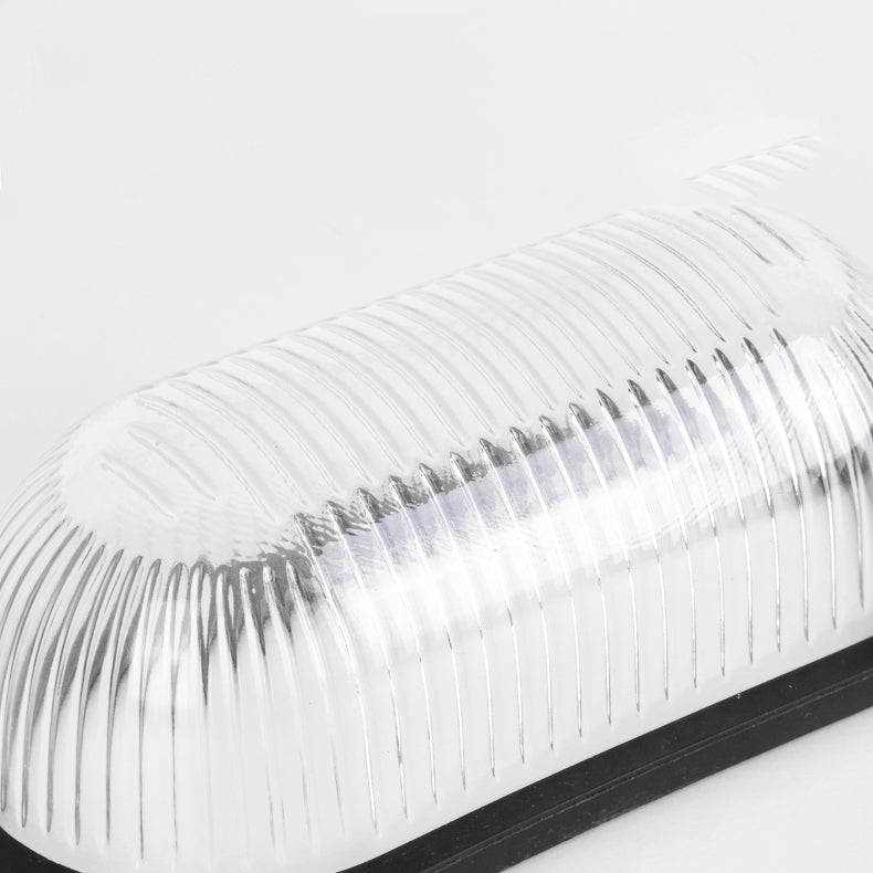 Industrial Style Vanity Light Aluminum Ellipse Shape Vanity Lamp for Shower Room