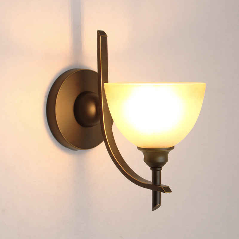 Geometric Shape Glass Vanity Sconce Light Modern Vanity Mirror Lights in Black