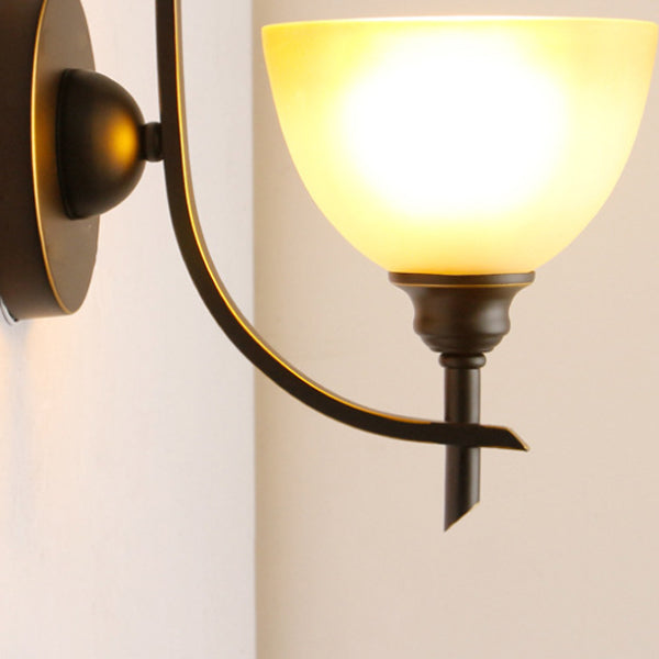 Geometric Shape Glass Vanity Sconce Light Modern Vanity Mirror Lights in Black