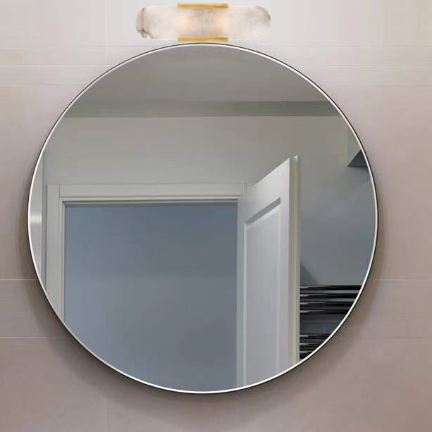 Contemporary Bath Vanity Lighting Golden/Black Light for Bathroom