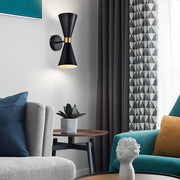 Modern Bath Vanity Lighting Metal Black/White Vanity Lamp for Bathroom