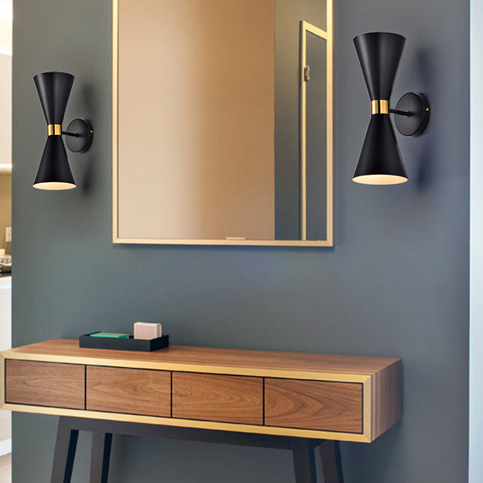 Modern Bath Vanity Lighting Metal Black/White Vanity Lamp for Bathroom