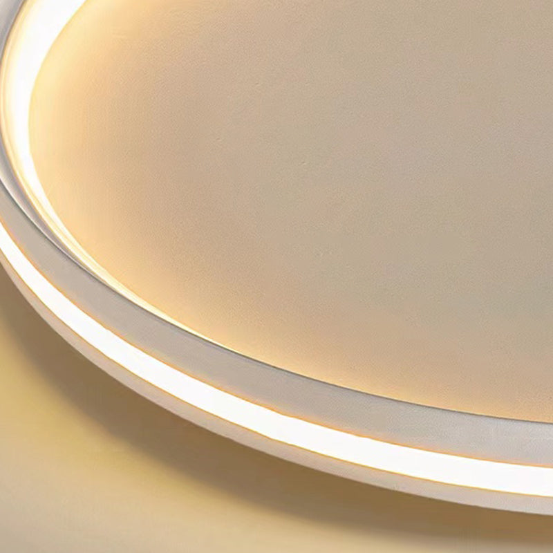 White Ceiling Light Contemporary LED Flush Mount Lighting for Home