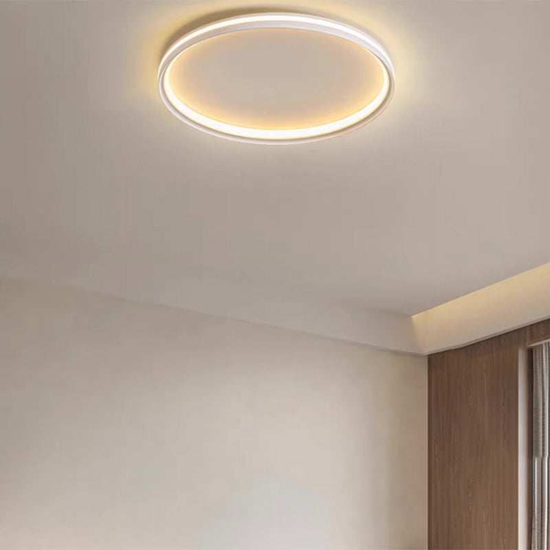 White Ceiling Light Contemporary LED Flush Mount Lighting for Home