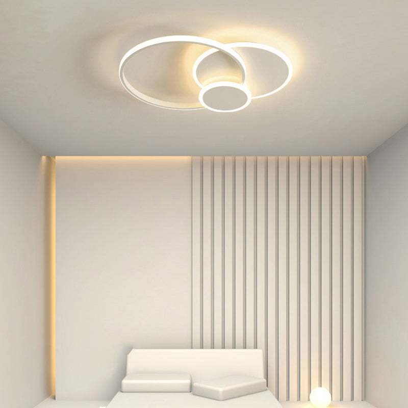 White LED Acrylic Ceiling Light Modernism Flush Mount Lighting for Hallway
