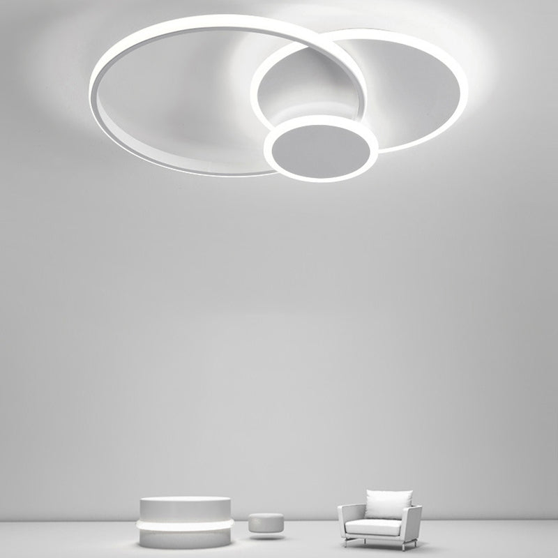White LED Acrylic Ceiling Light Modernism Flush Mount Lighting for Hallway