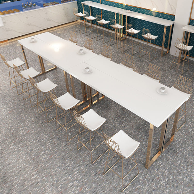 1/2/4/7 Pieces Table and Stool Set Solid Wood Pub Dining Set